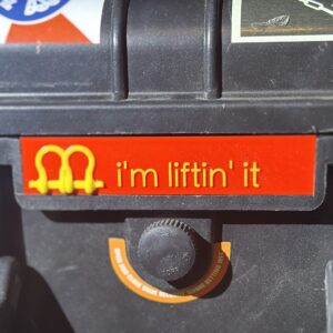i'm liftin' it